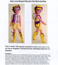 Sindy or Fleur Sewing Pattern for 1960's Playsuit, Cap, Boots and Bag - Image 1
