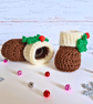 Christmas Pudding Crochet Baby Booties, Newborn - 6 Months - Image 3