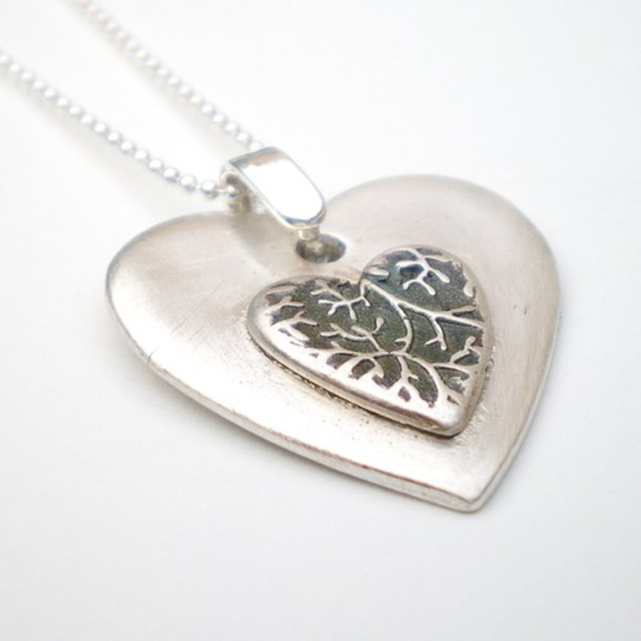Image of A Heart Upon A Heart Pendant