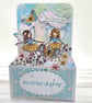 Fairy Pop-Up Box Birthday Card - fairies stars flowers butterflies unique card - Image 8