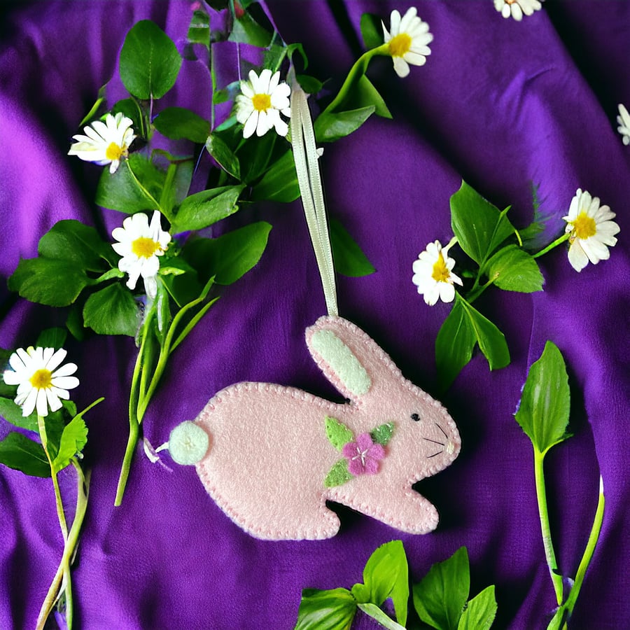 Felt Rabbit Hanging Decoration 