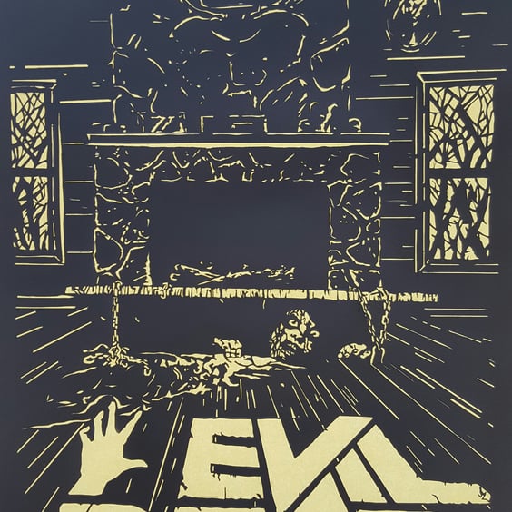 Evil Dead - Hand cut horror film papercut 