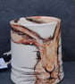 Hare mug, hand painted, earthenware - Image 1