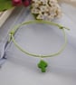 Friendship Bracelets-TWO Turquoise & Lime Set - Image 4