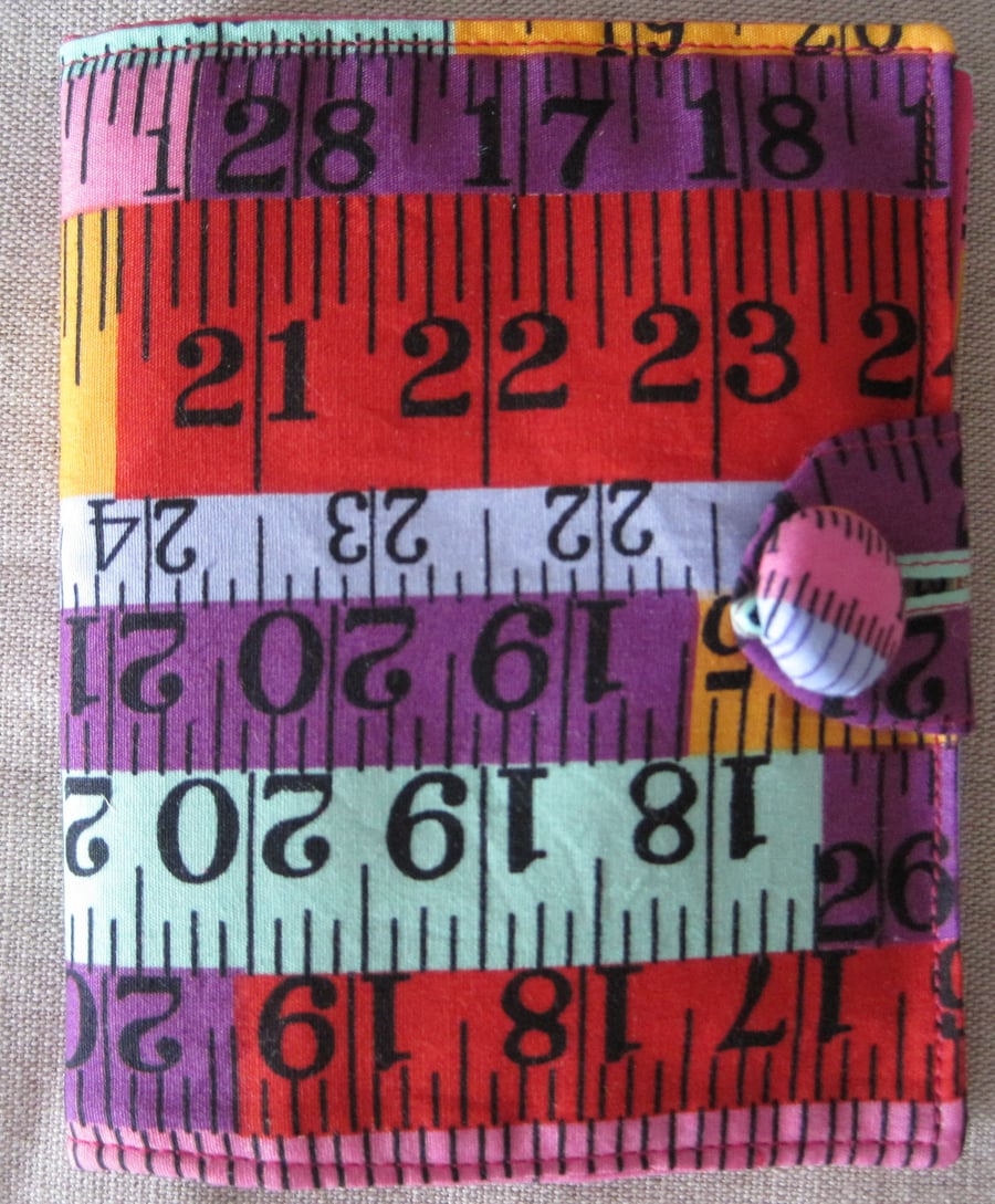 Tape Measure Fabric Needle Case (Buy the set - see description)