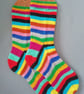 Socks, hand knitted, MIND THE GAP, Medium, size 5-6 - Image 1