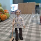 Handmade 1:12 scale doll 