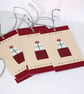 9 Christmas gift Tags, 'pretty presents', Christmas gift accessories - Image 5
