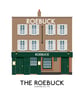 ROEBUCK PUB, Richmond Hill, A4 Print - Image 3