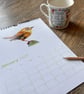 2027 Art Wall Calendar - Flowers, Birds, Nature - Image 2