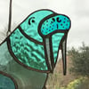 Stained Glass Walrus hanging