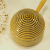Ceramic Honey Pot C, Skep with bee inside lid, handmade in Letchworth