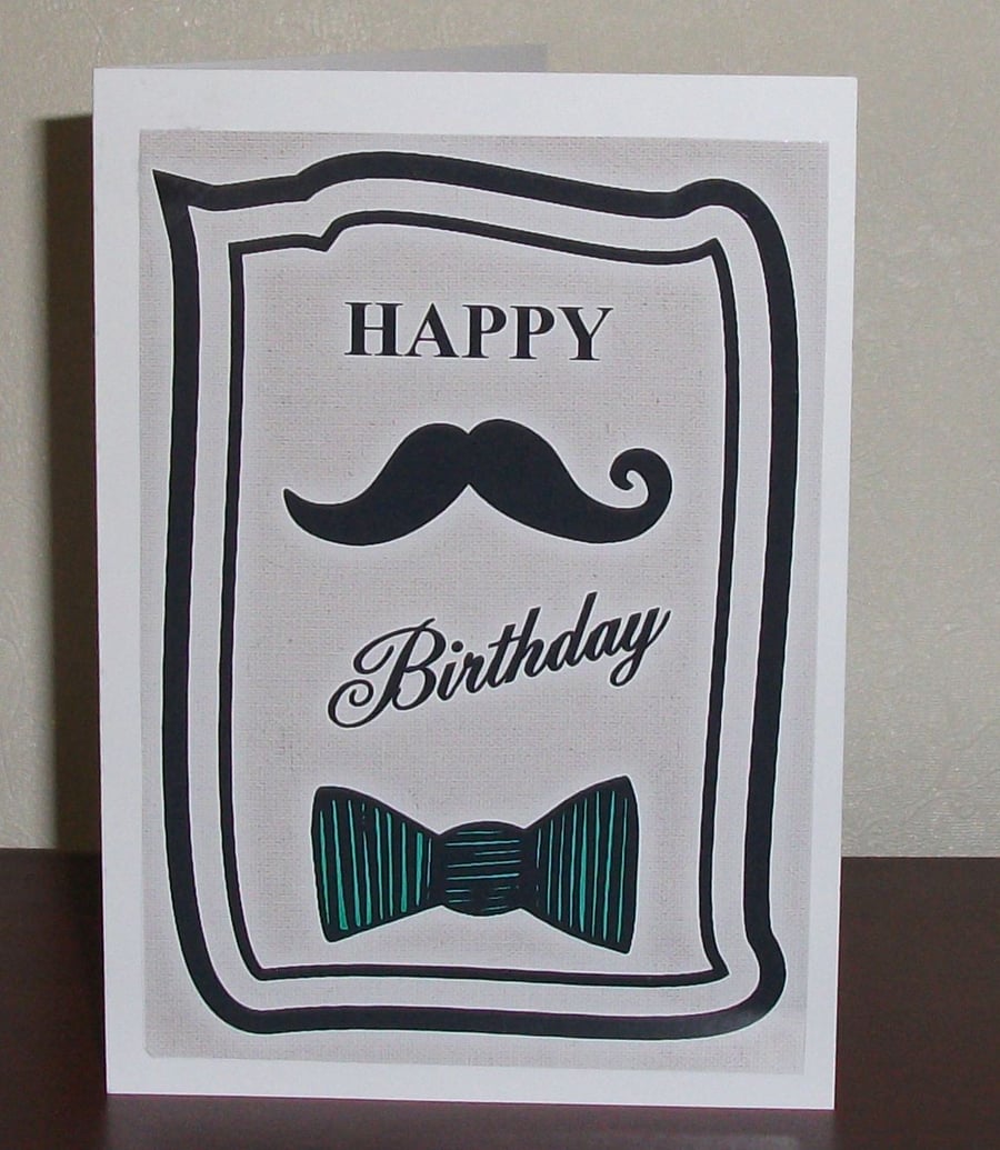 Male birthday card