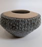 Handmade decorative stoneware bowl