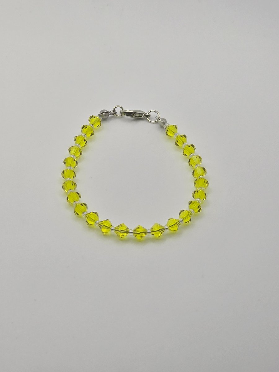 Preciosa Crystal Bracelet - Citrine