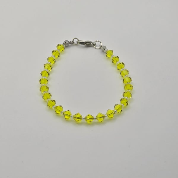 Preciosa Crystal Bracelet - Citrine