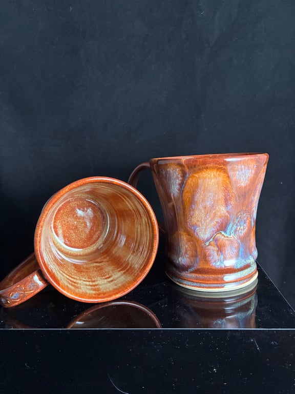 Tawny autumn stoneware mug