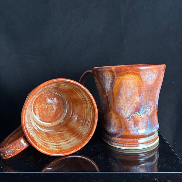 Tawny autumn stoneware mug