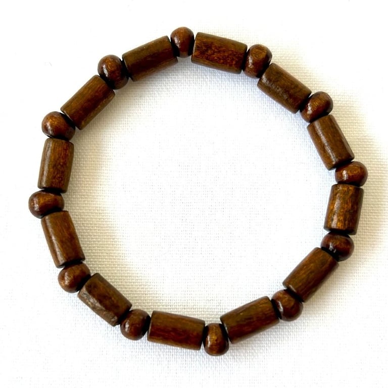 Wooden elastic bracelet - stretch bracelet