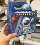 6 Personalised Space party boxes, party bags  - Image 5