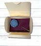 Blue Flower Lapel Pin, Wedding Buttonhole, flower brooch - Image 7