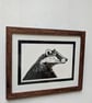 'Badger' Lino Print  - Image 1