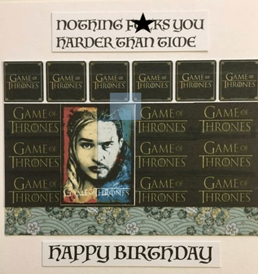 Happy Birthday Card - for a Game of Thrones fan 
