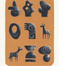 Donkey Treasury No.1 A4 two-colour screen-print - Image 1