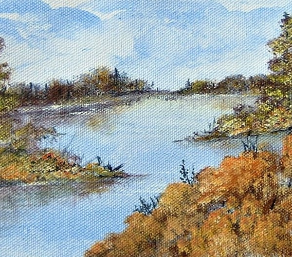 original art landscape painting ( ref F 154)