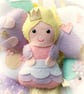 Make Your Own Felt Pastel Princess Garland. Sewing kit to make 8 decorations - Image 3