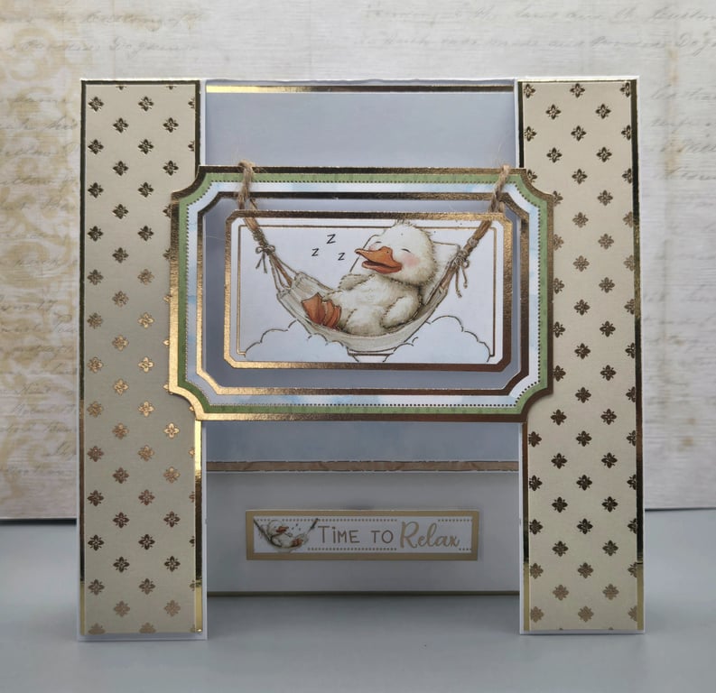 Time to Relax Handmade Card 