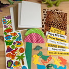 Kids Card Making Kit - Dinosaur Craft Kit