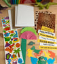 Kids Card Making Kit - Dinosaur Craft Kit - Image 1