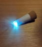 Hand Painted and Decoupaged Light up Gonk Bottle With USB Rechargeable Cork Ligh - Image 2