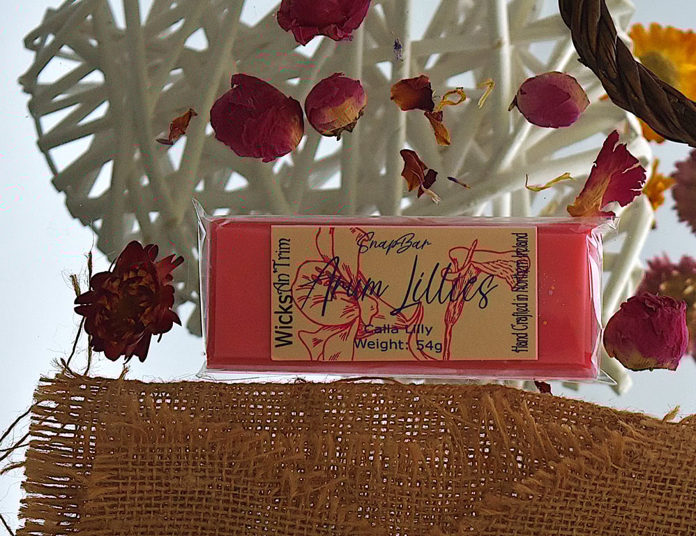 Arum Lillies Handmade Highly Fragranced Soy Wax Melts SnapBar