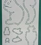 Squirrel Acrylic Sewing Template - Image 2