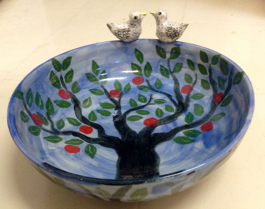 Bowl with birds HALF PRICE !