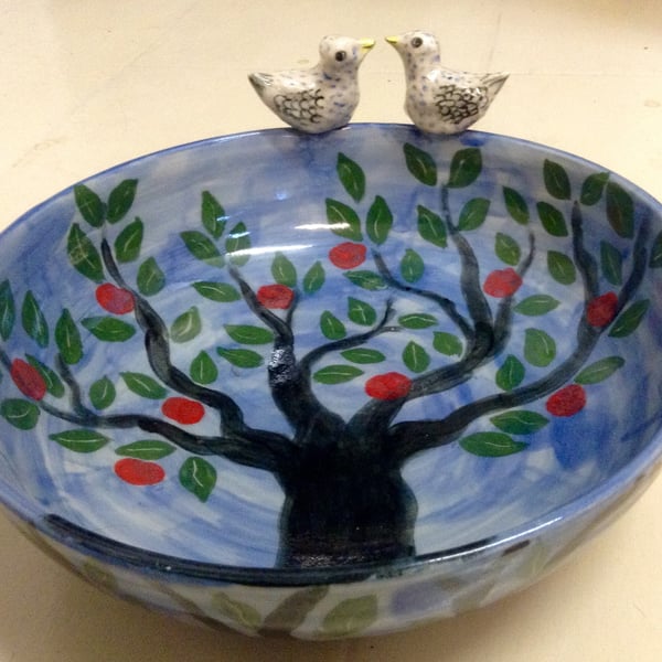 Bowl with birds HALF PRICE !