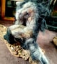 Large needlefelt fantasy werewolf sculpture  - Image 5