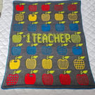 Teacher crochet blanket