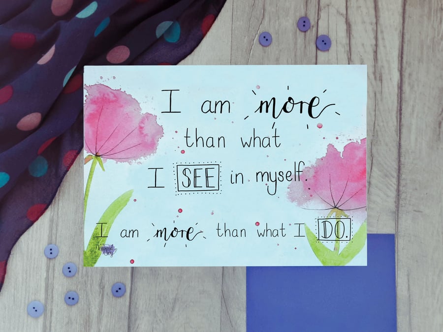 'I am More' Art Print