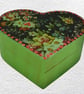Heart: Decorated Wooden Trinket Keepsake Box 13cm - Image 2