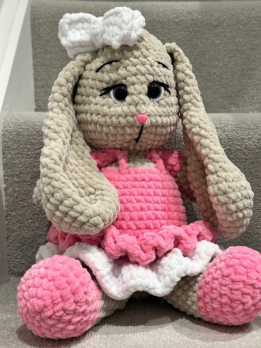 Ballerina Bunny Rabbit Crochet Plush
