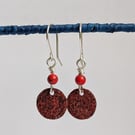 Red Jasper copper rounds