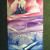 aceo fantasy encaustic