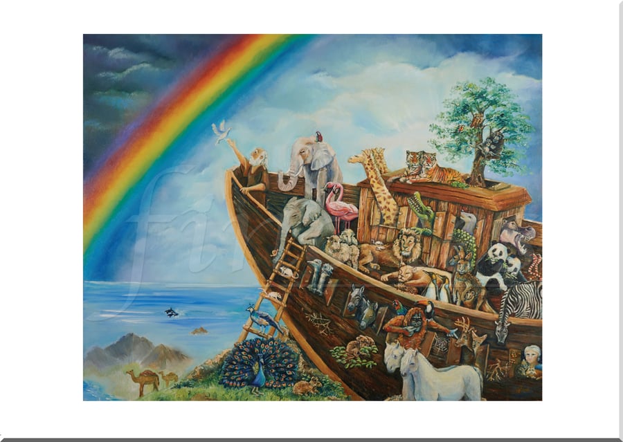 The Promise, Noah's Ark - Greeting Card