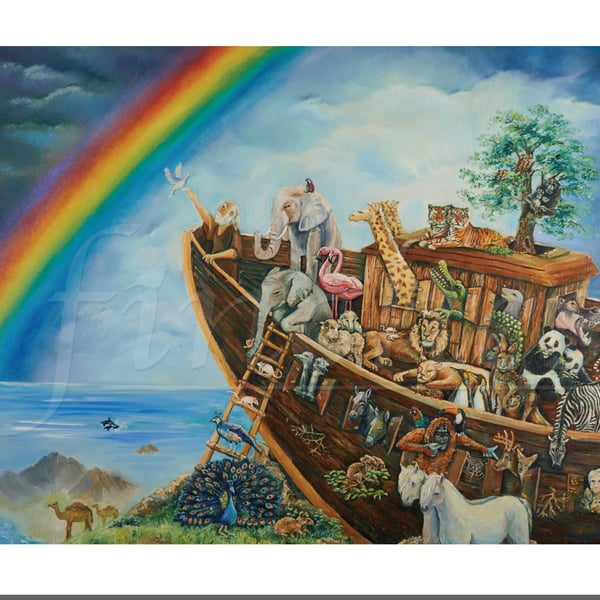 The Promise, Noah's Ark - Greeting Card