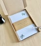 Winter Botanical Flat A6 Note cards Gift Set with Envelopes in Gift box - Image 5