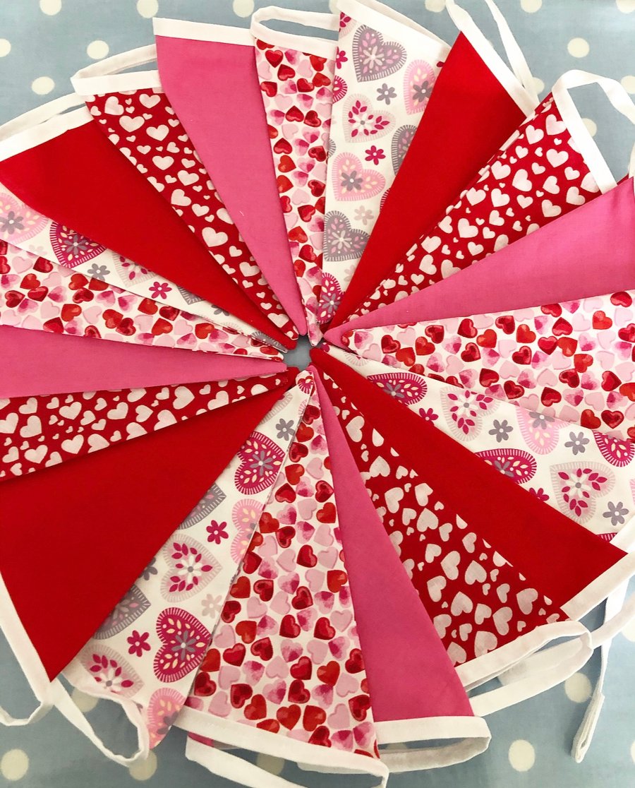 Valentine’s Day bunting