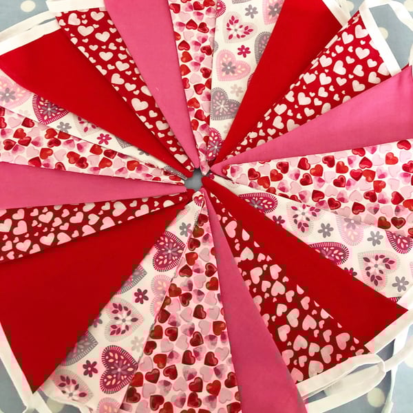 Valentine’s Day bunting